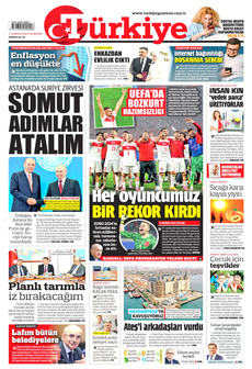 TÜRKİYE GAZETESİ 4 Temmuz 2024 Gazete Manşeti Küçük