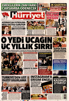 HÜRRİYET 3 Ağustos 2024 Gazete Manşeti Küçük