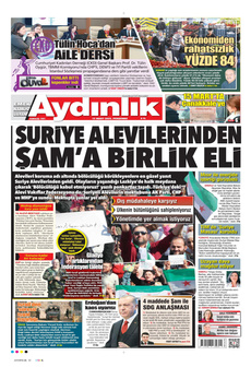 AYDINLIK GAZETESİ 13 Mart 2025 Gazete Manşeti Küçük