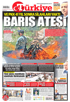 TÜRKİYE GAZETESİ 12 Temmuz 2025 Gazete Manşeti Küçük