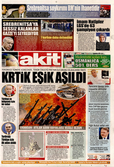 YENİ AKİT 12 Temmuz 2025 Gazete Manşeti Küçük