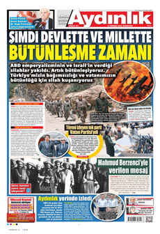 AYDINLIK GAZETESİ 12 Temmuz 2025 Gazete Manşeti Küçük
