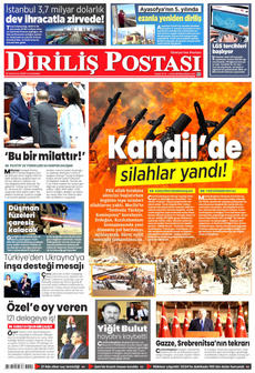 DİRİLİŞ POSTASI 12 Temmuz 2025 Gazete Manşeti Küçük