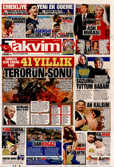 TAKVİM 12 Temmuz 2025 Gazete Manşeti Küçük