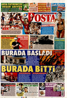 POSTA 12 Temmuz 2025 Gazete Manşeti Küçük