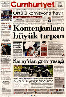 CUMHURİYET 1 Ağustos 2025 Gazete Manşeti Küçük