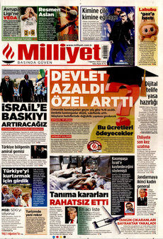 MİLLİYET 1 Ağustos 2025 Gazete Manşeti Küçük