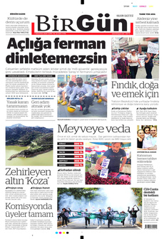 BİRGÜN 1 Ağustos 2025 Gazete Manşeti Küçük