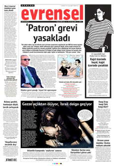 EVRENSEL 1 Ağustos 2025 Gazete Manşeti Küçük