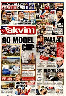 TAKVİM 1 Ağustos 2025 Gazete Manşeti Küçük
