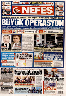 NEFES 12 Eylül 2025 Gazete Manşeti Küçük