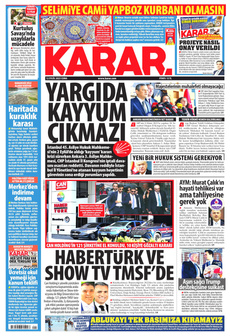 KARAR 12 Eylül 2025 Gazete Manşeti Küçük