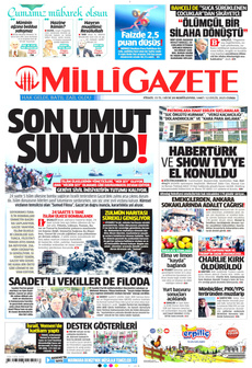 MİLLİ GAZETE 12 Eylül 2025 Gazete Manşeti Küçük