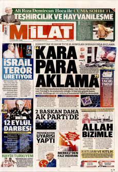 MİLAT 12 Eylül 2025 Gazete Manşeti Küçük
