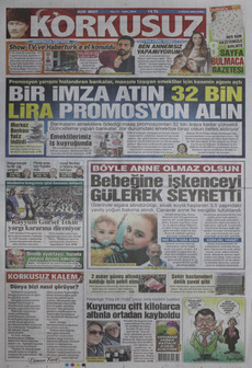 KORKUSUZ 12 Eylül 2025 Gazete Manşeti Küçük
