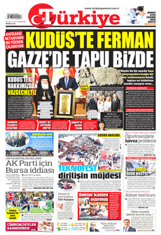 TÜRKİYE GAZETESİ 18 Eylül 2025 Gazete Manşeti Küçük