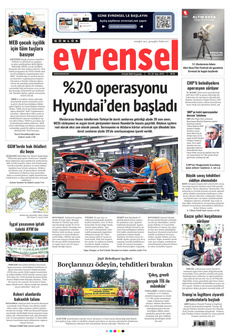 EVRENSEL 18 Eylül 2025 Gazete Manşeti Küçük
