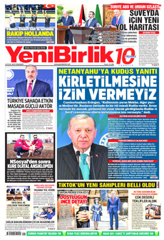 YENİBİRLİK 18 Eylül 2025 Gazete Manşeti Küçük