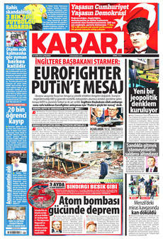 KARAR 29 Ekim 2025 Gazete Manşeti Küçük