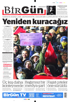BİRGÜN 29 Ekim 2025 Gazete Manşeti Küçük