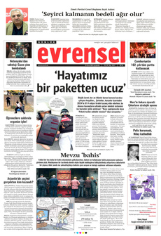 EVRENSEL 29 Ekim 2025 Gazete Manşeti Küçük