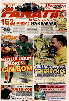 FANATİK 29 Ekim 2025 Gazete Manşeti Küçük