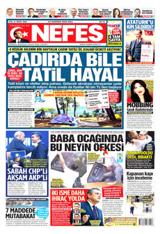 NEFES 23 Haziran 2026 Gazete Manşeti Küçük