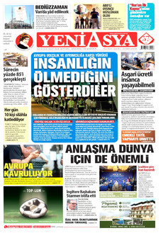 YENİ ASYA 23 Haziran 2026 Gazete Manşeti Küçük