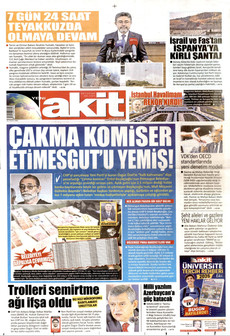 YENİ AKİT 3 Ağustos 2026 Gazete Manşeti Küçük