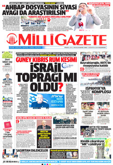 MİLLİ GAZETE 3 Ağustos 2026 Gazete Manşeti Küçük