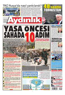 AYDINLIK GAZETESİ 3 Ağustos 2026 Gazete Manşeti Küçük