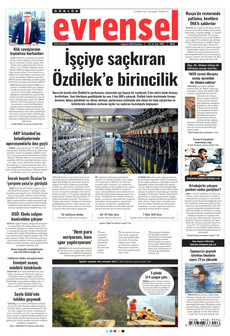 EVRENSEL 3 Ağustos 2026 Gazete Manşeti Küçük
