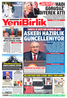 YENİBİRLİK 3 Ağustos 2026 Gazete Manşeti Küçük