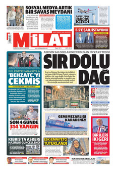 MİLAT 3 Ağustos 2026 Gazete Manşeti Küçük